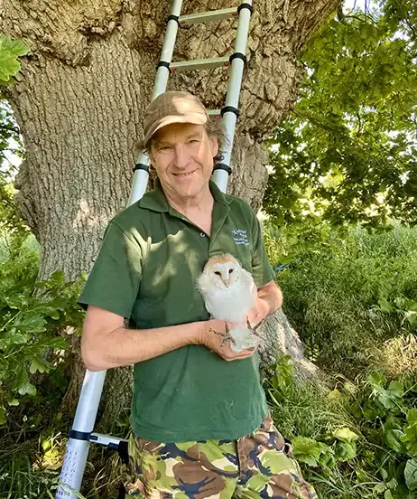 Chris Sperring MBE - Conservation Officer Hawk and Owl Trust